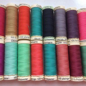 - Gutermann 100 meters Polyester hand & machine sewing thread NEW